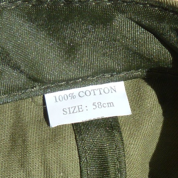 St. Thomas We Be Jimmin  PARADISE Green & White Baseball Cap - Picture 5 of 6